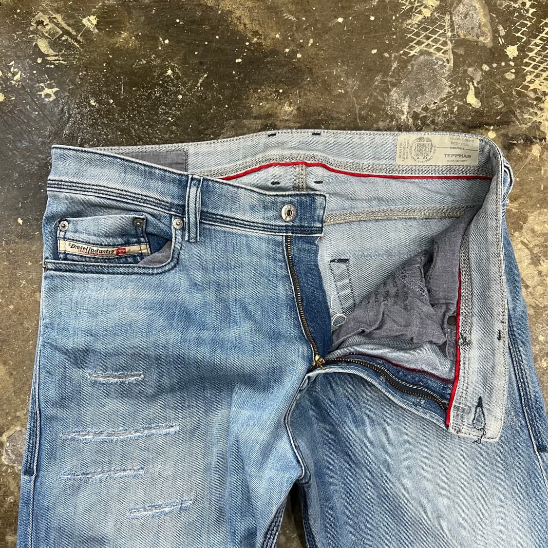 33) 디젤 테파 빈티지 워싱 데님팬츠 청바지 상품이미지3