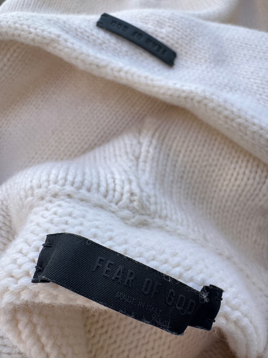 피어오브갓 7th 울 니트 후드 크림 FEAR OF GOD SEVENTH 상품이미지5
