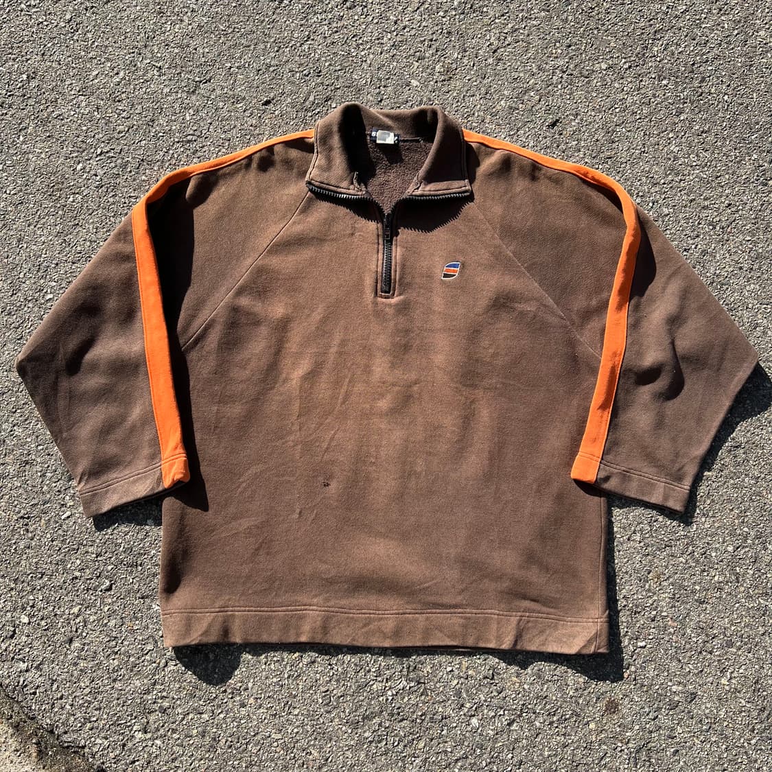 90‘s 스투시 하프집 풀오버 스웻셔츠 상품이미지1