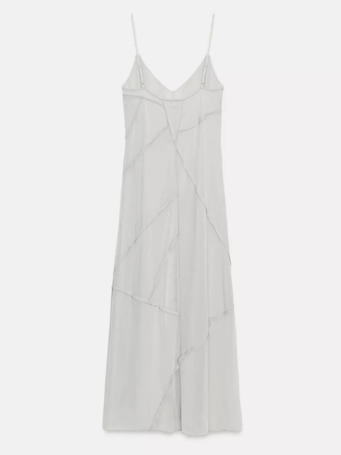 자라 ZARA COMBINED MIDI DRESS 상품이미지3