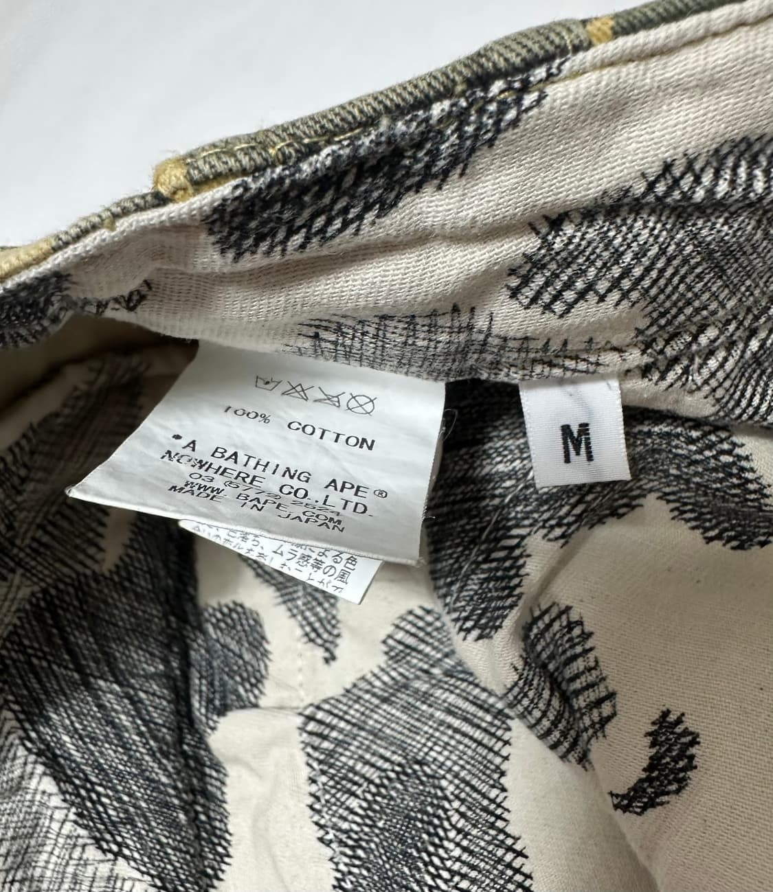 BAPE 베이프 황계 패치워크 쇼츠 상품이미지5