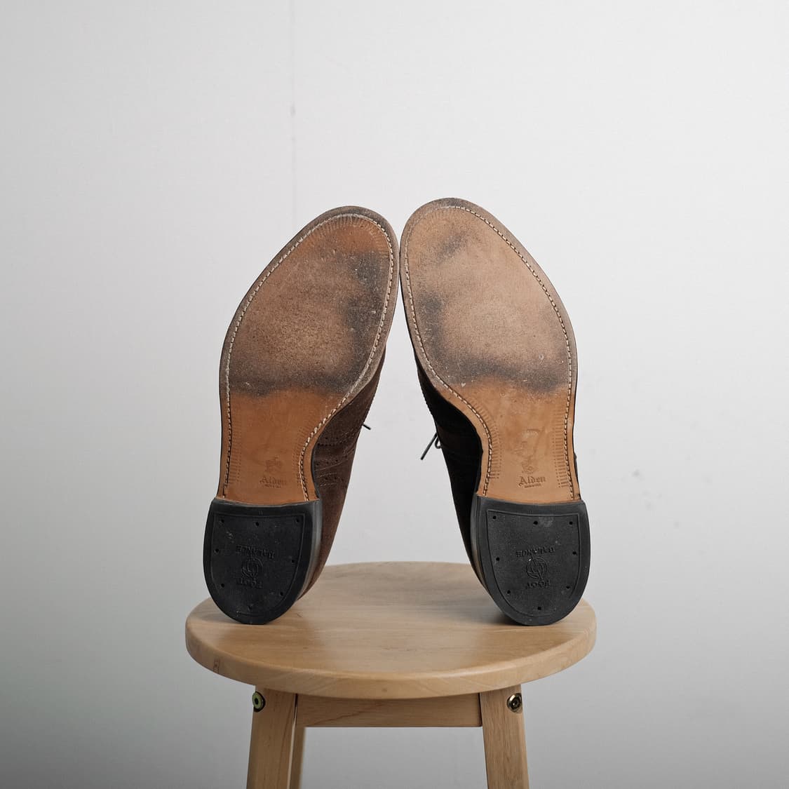 알든 5424 9.5E(275-280) 브라운 스웨이드 윙팁 모디파이드 상품이미지10