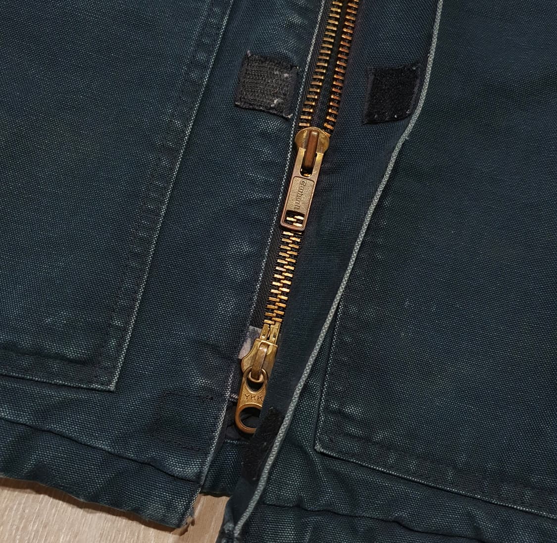 칼하트 덕 퀼팅 코트 105-110 블랙 빈티지 상품이미지6