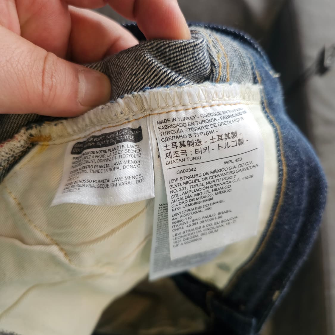 리바이스 501Z xx 리지드54 데님팬츠 바지 상품이미지6