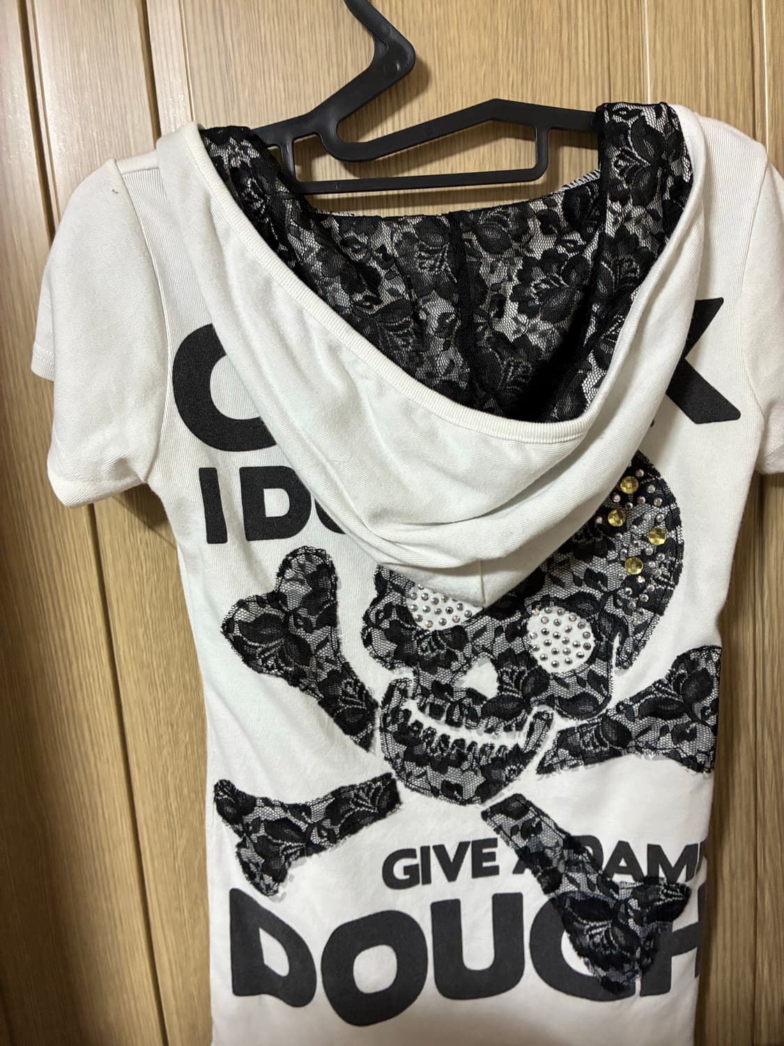 스컬 후드반팔 상품이미지1