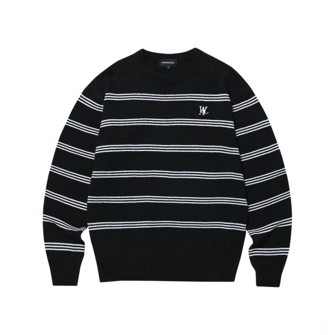 우알롱 시그니처 스트라이프 니트 상품이미지1