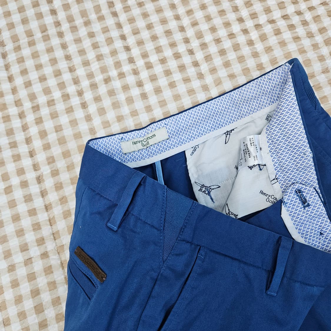 미착용 헨리코튼 골프웨어 스판 팬츠 남자32 상품이미지2
