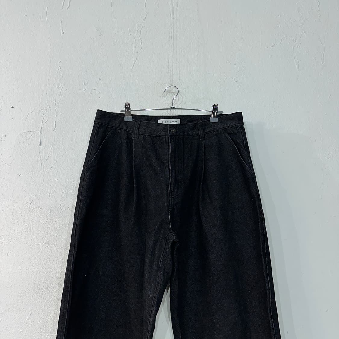 비슬로우 데님 흑청바지 34 상품이미지2