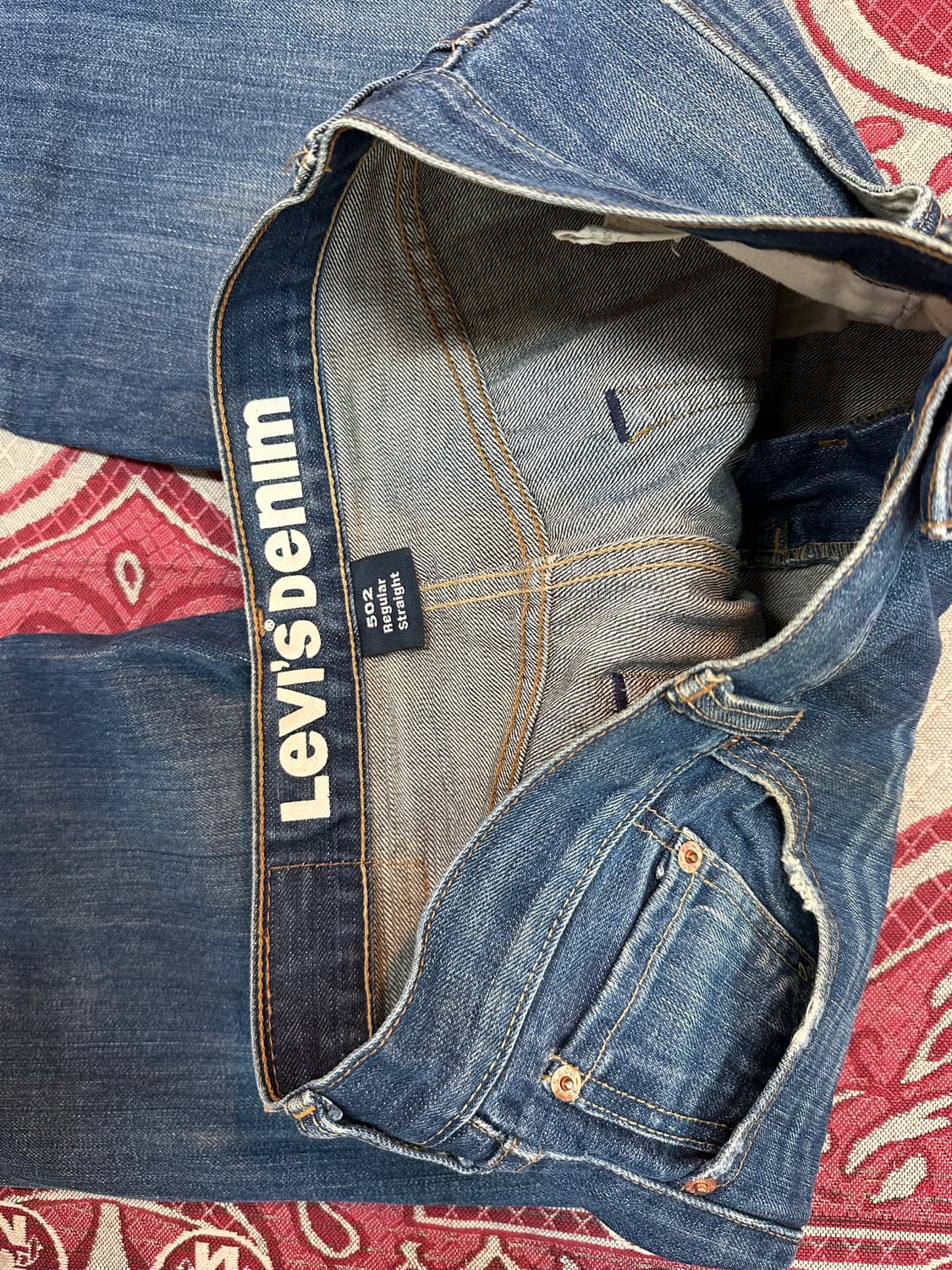 리바이스 502 더티워싱 데님 상품이미지7