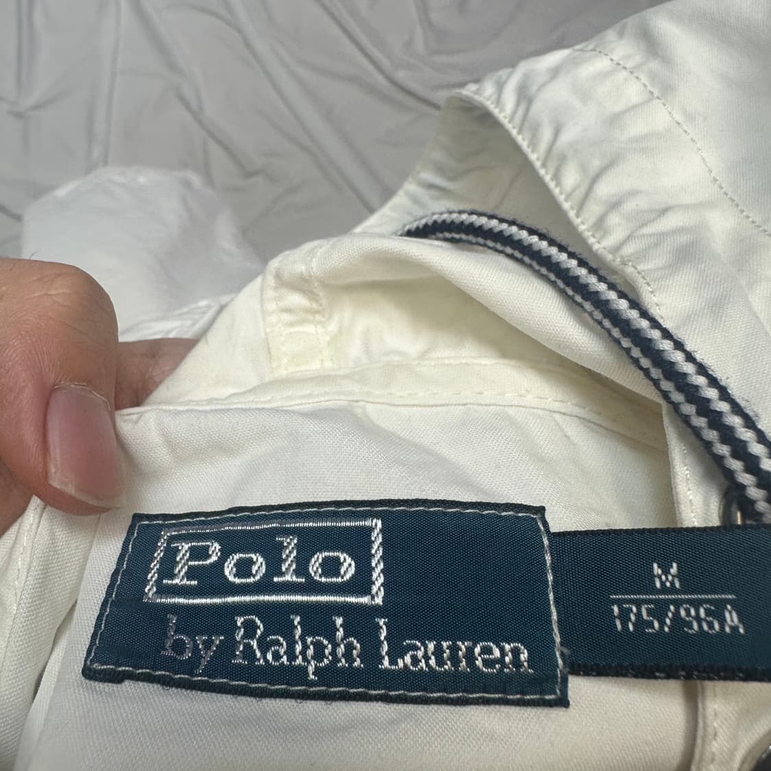 폴로 랄프로렌 빅포니 화이트풋볼후드집업 M 상품이미지3