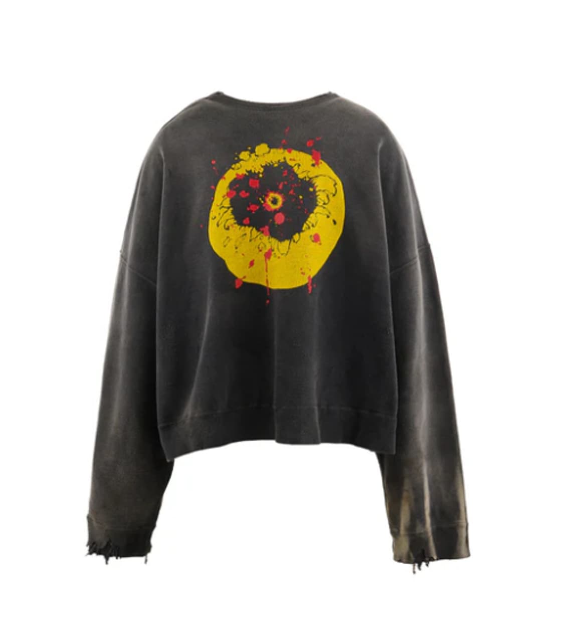 [새상품/L] 세인트미카엘 x CPFM 스마일 스웻셔츠 맨투맨 블랙 상품이미지2