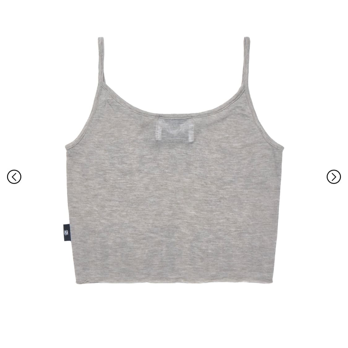 길라아카이브 CUT-OFF CROP TANK TOP_GREY 상품이미지3