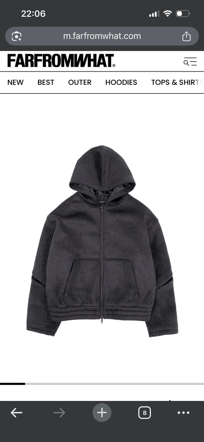 파프롬왓 후드자켓 1사이즈 판매합니다 상품이미지1