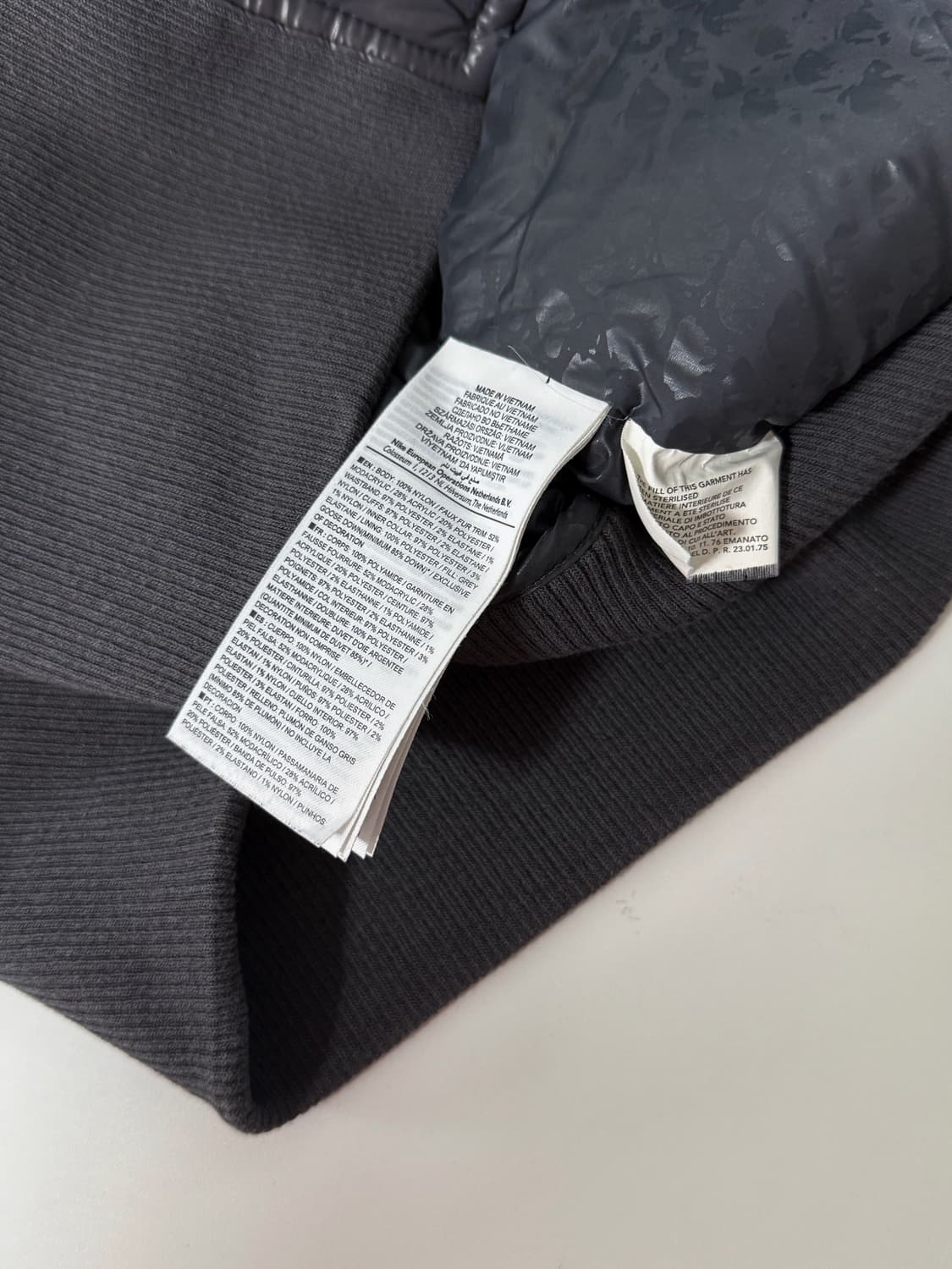 나이키 00‘s 그레이 언벨런스 집 다운 후드 패딩 상품이미지8