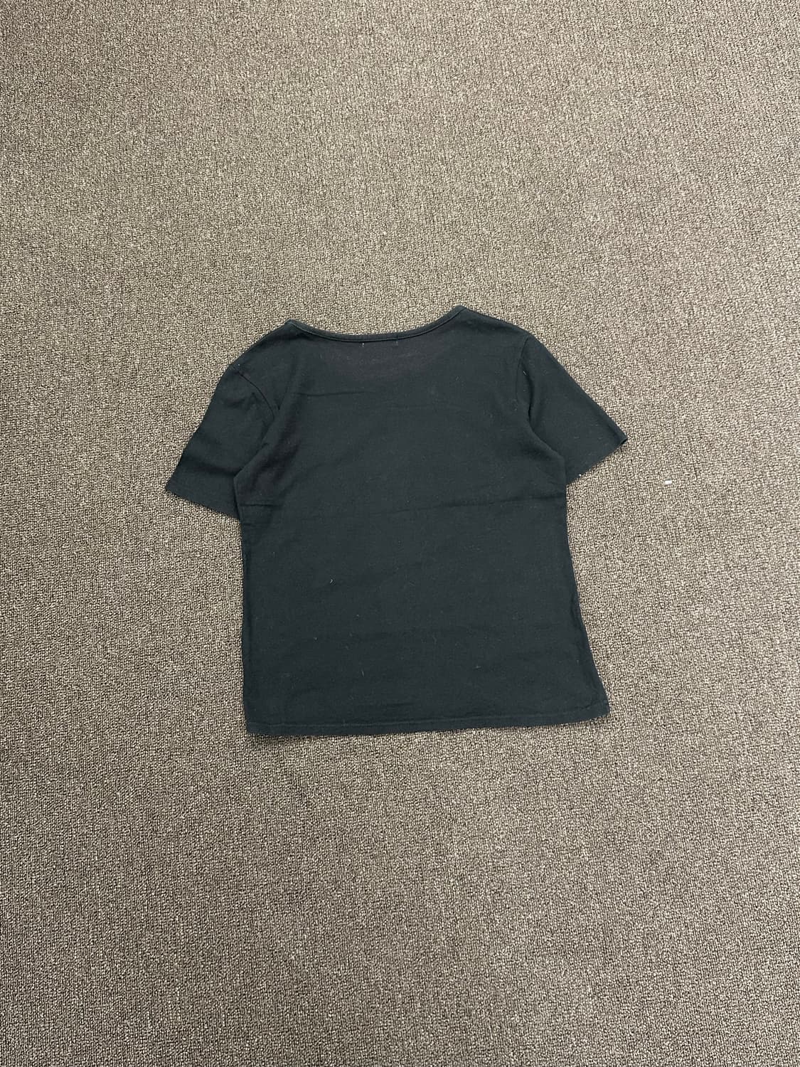 M)Japanese vintage 여성 나비 프린팅 큐빅 반팔 상품이미지6