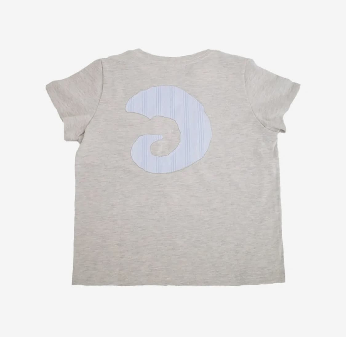 혼 아플리케 티셔츠 아이보리 (우먼) 상품이미지2