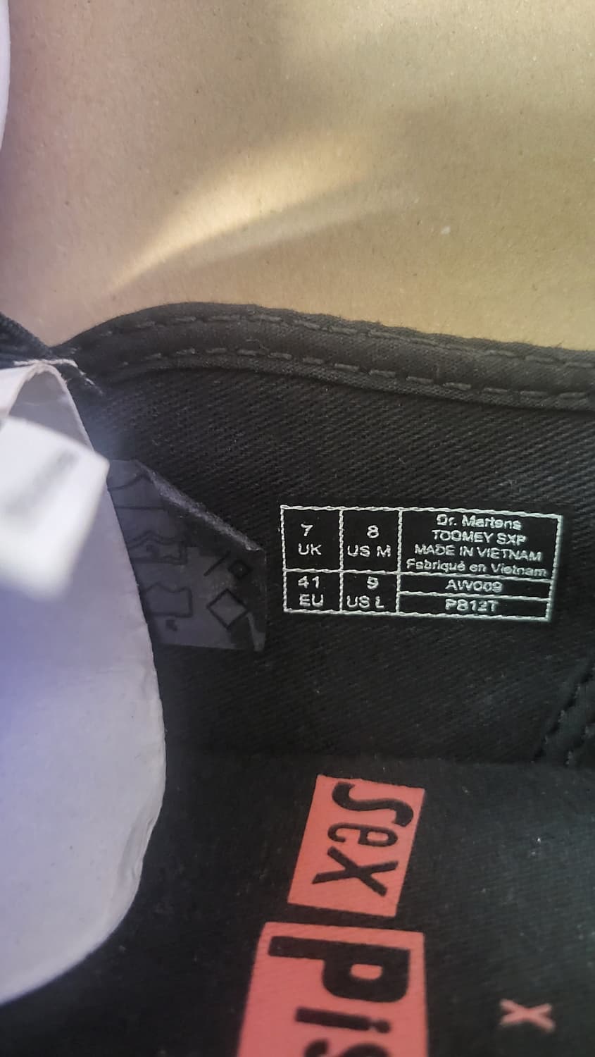 닥터마틴(Dr.Martens) x 섹스 피스톨즈 콜라보 슬립온 상품이미지6