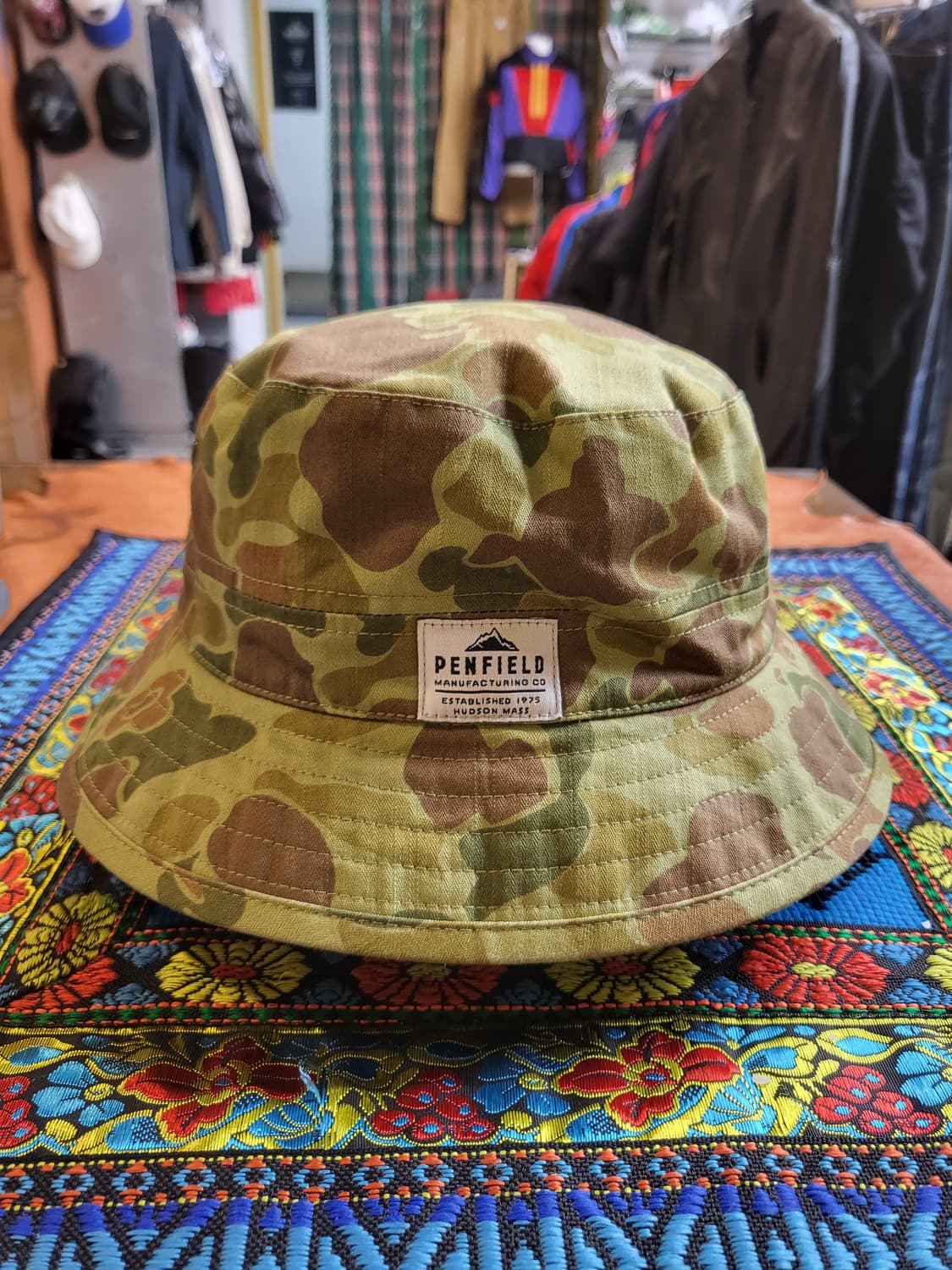 펜필드 카모플라쥬 베이커 썬햇 상품이미지1