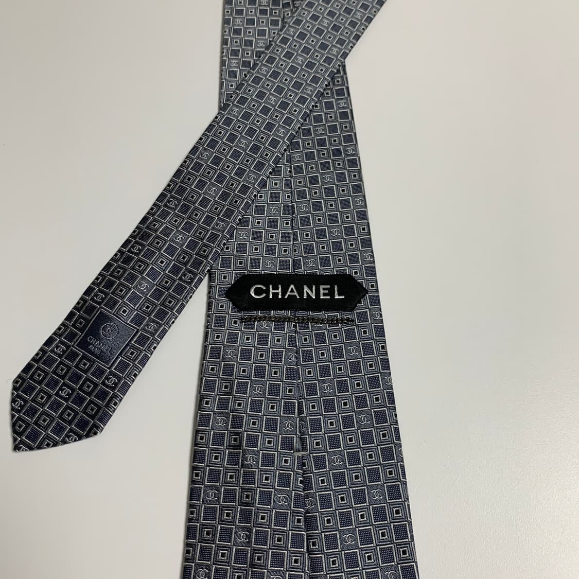 샤넬(CHANEL) 신형 모노그램 명품넥타이 이태리 100실크 최상급 상품이미지5