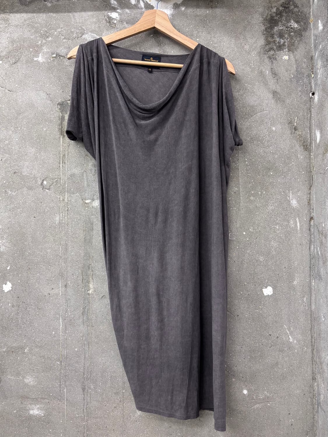 Vivienne Westwood 비비안웨스트우드 차콜 언발 원피스 상품이미지4