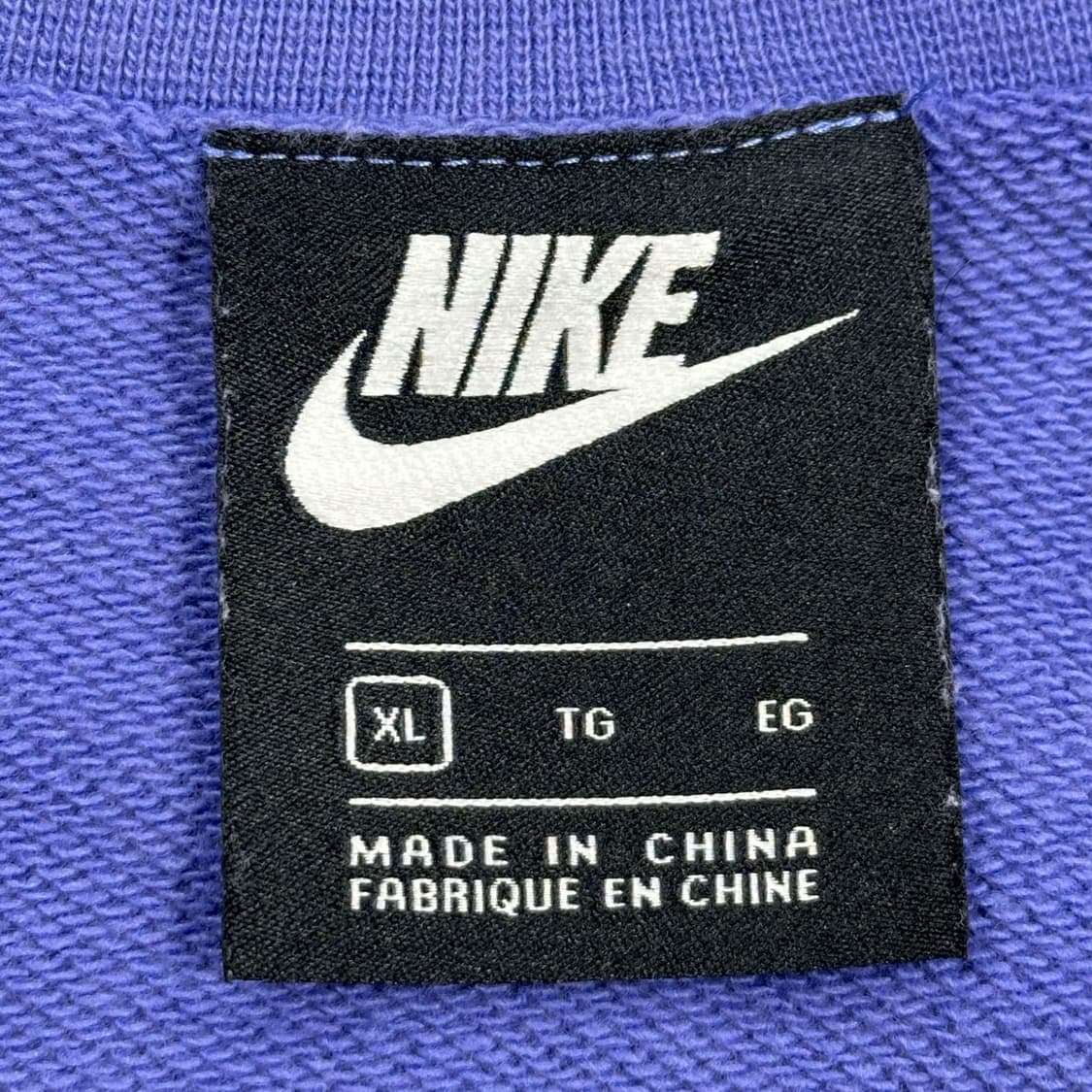 나이키 퓨추라 패치워크 퍼플 맨투맨 (XL) 상품이미지5