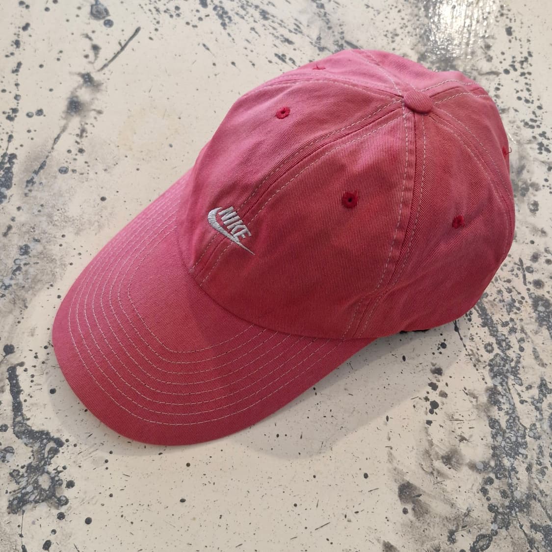 나이키 워싱 핑크 볼캡 모자 상품이미지1