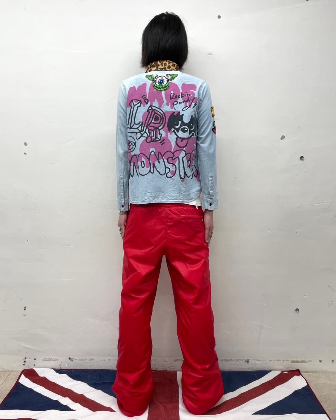 graffiti leopard fur love shirt 상품이미지7