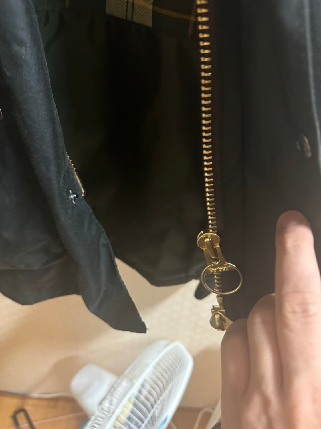 바버 비데일 왁스 자켓 세이지 uk42 상품이미지10