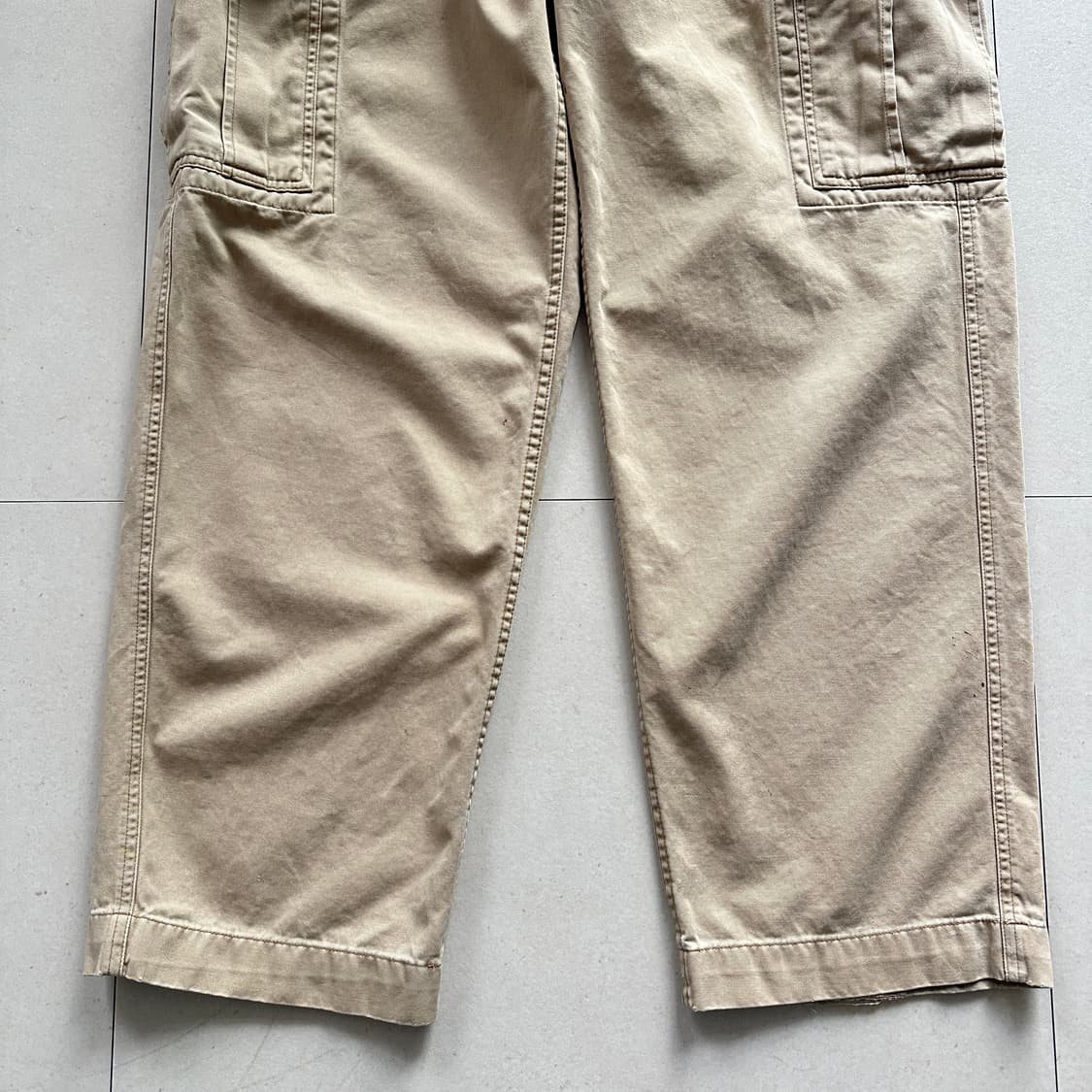 90s 폴로 랄프로렌 67 치노 카고 팬츠 베이지 32  상품이미지3