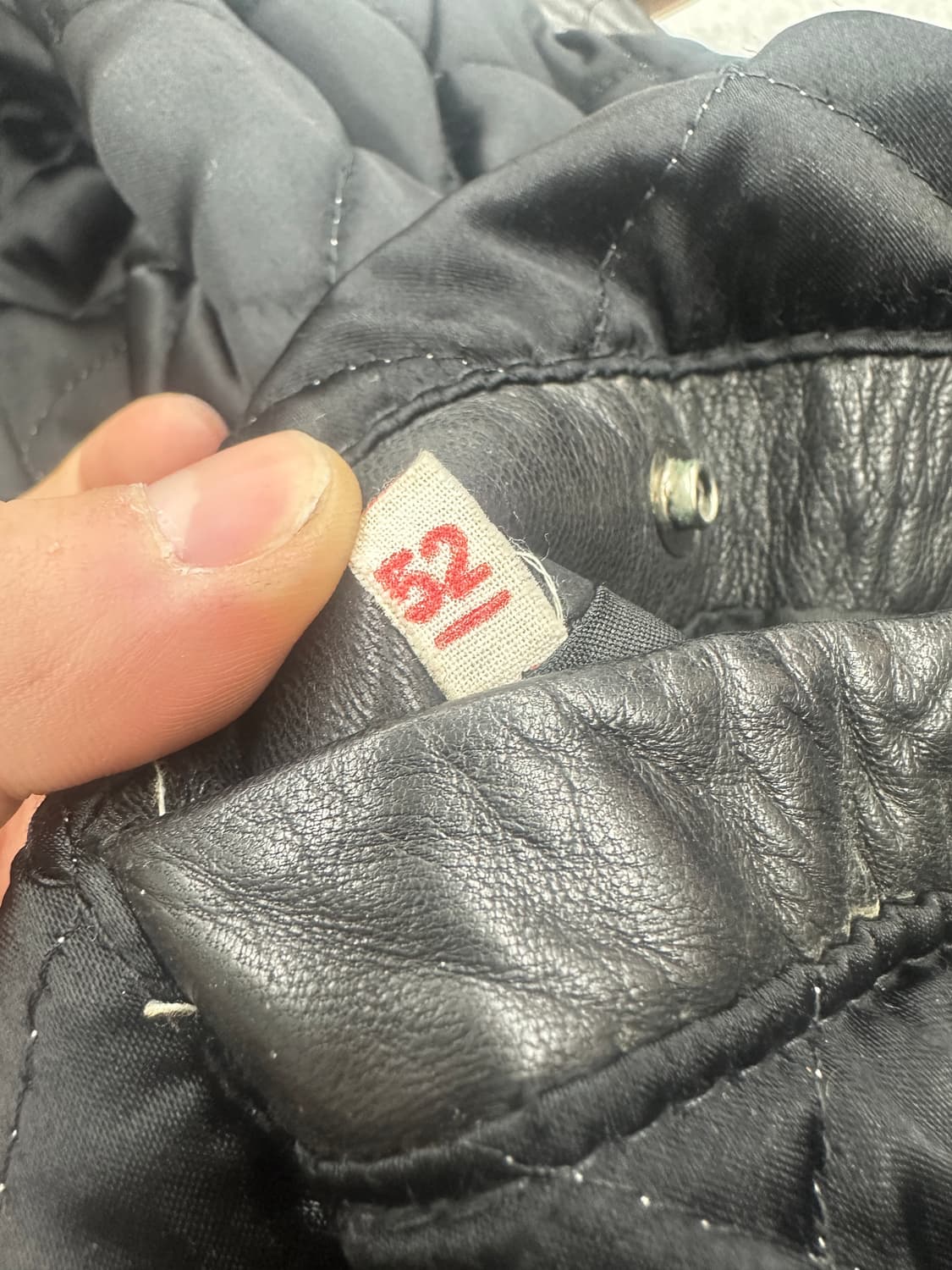 80s HUGO BOSS 레더 자켓 52 상품이미지8