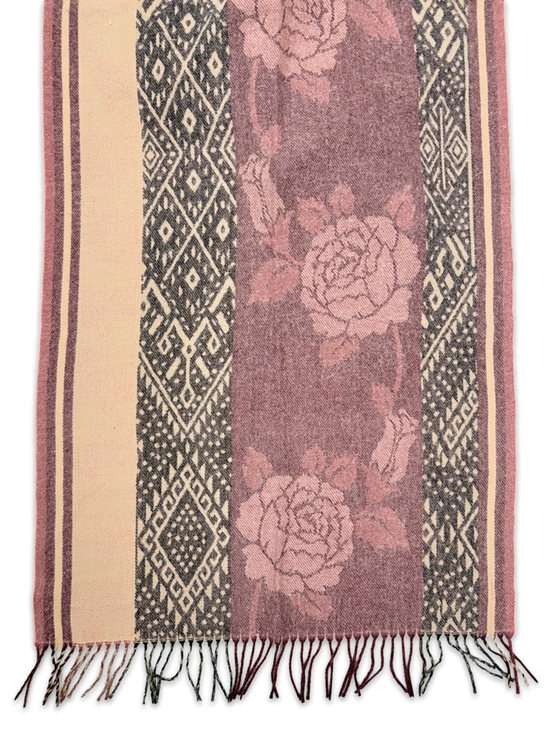 빈티지 핑크 로즈 머플러 상품이미지2