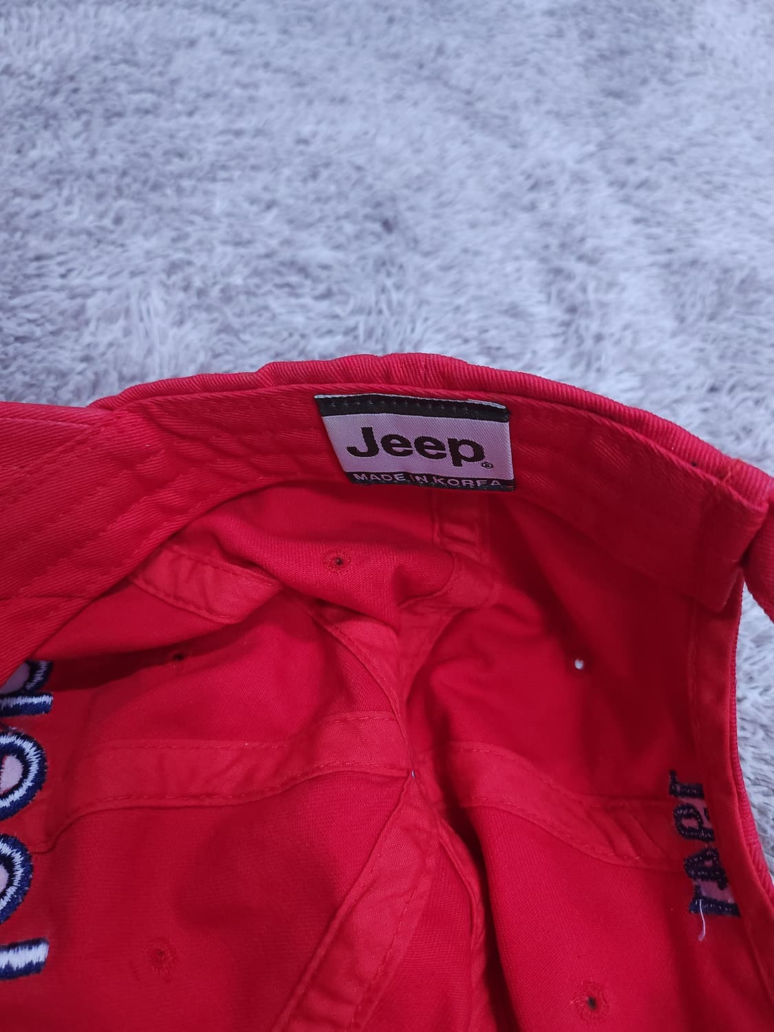 Jeep 빨간색 볼캡 상품이미지6