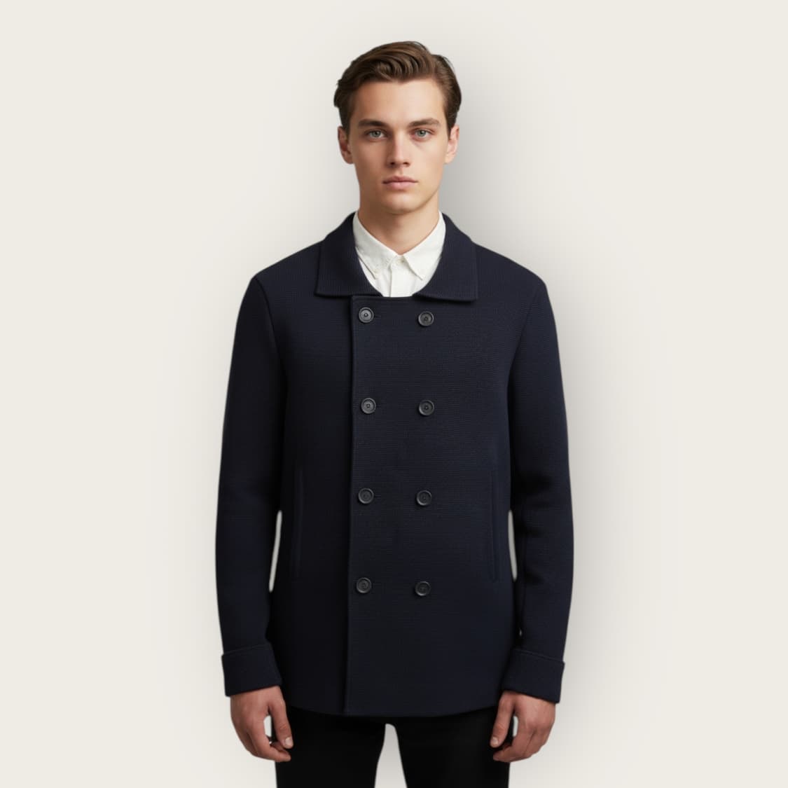 3/ 자노네 슬로우어 울 피코트 자켓 상품이미지1