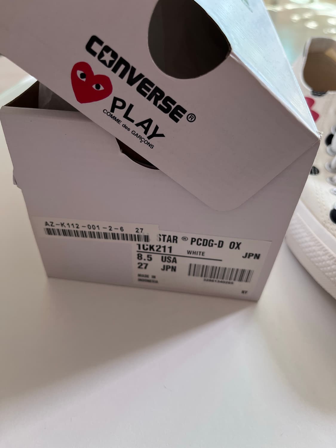 컨버스 X 플레이 꼼데가르송 척 70 로우 폴카 닷 상품이미지2