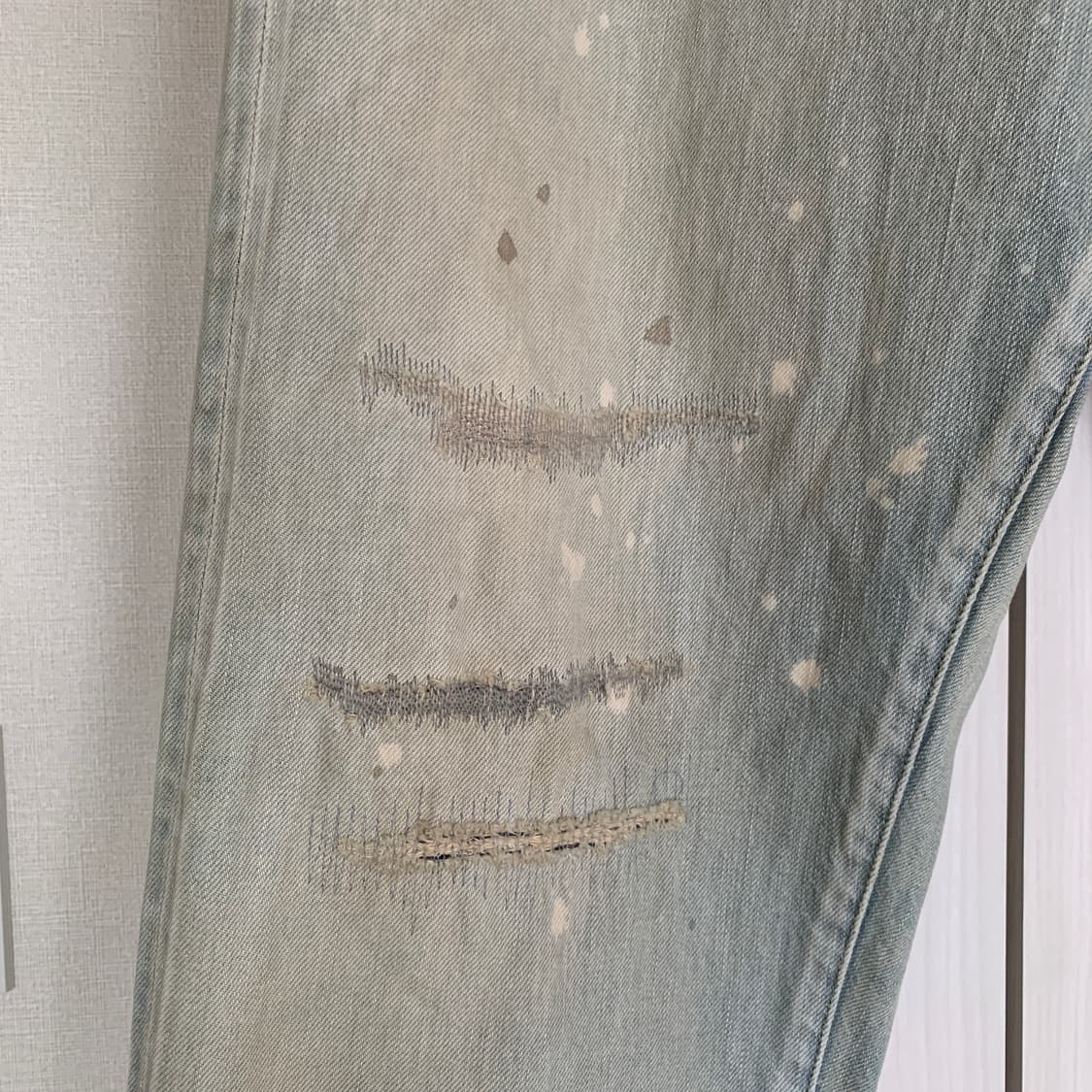 24aw no.37 Washed Denim Wide Pants 상품이미지3