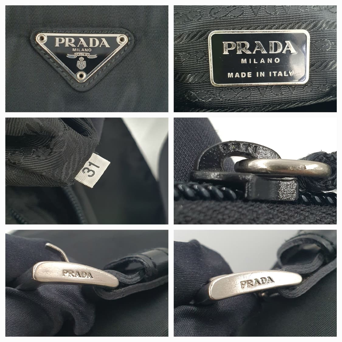 프라다 리나일론 투버클 메신저백 크로스백 숄더백 B6671 상품이미지5