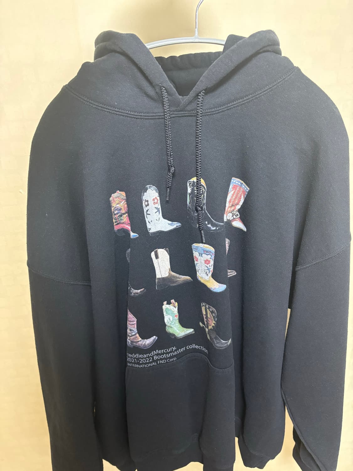 프레디앤머큐리 후드 블랙 XL 상품이미지2