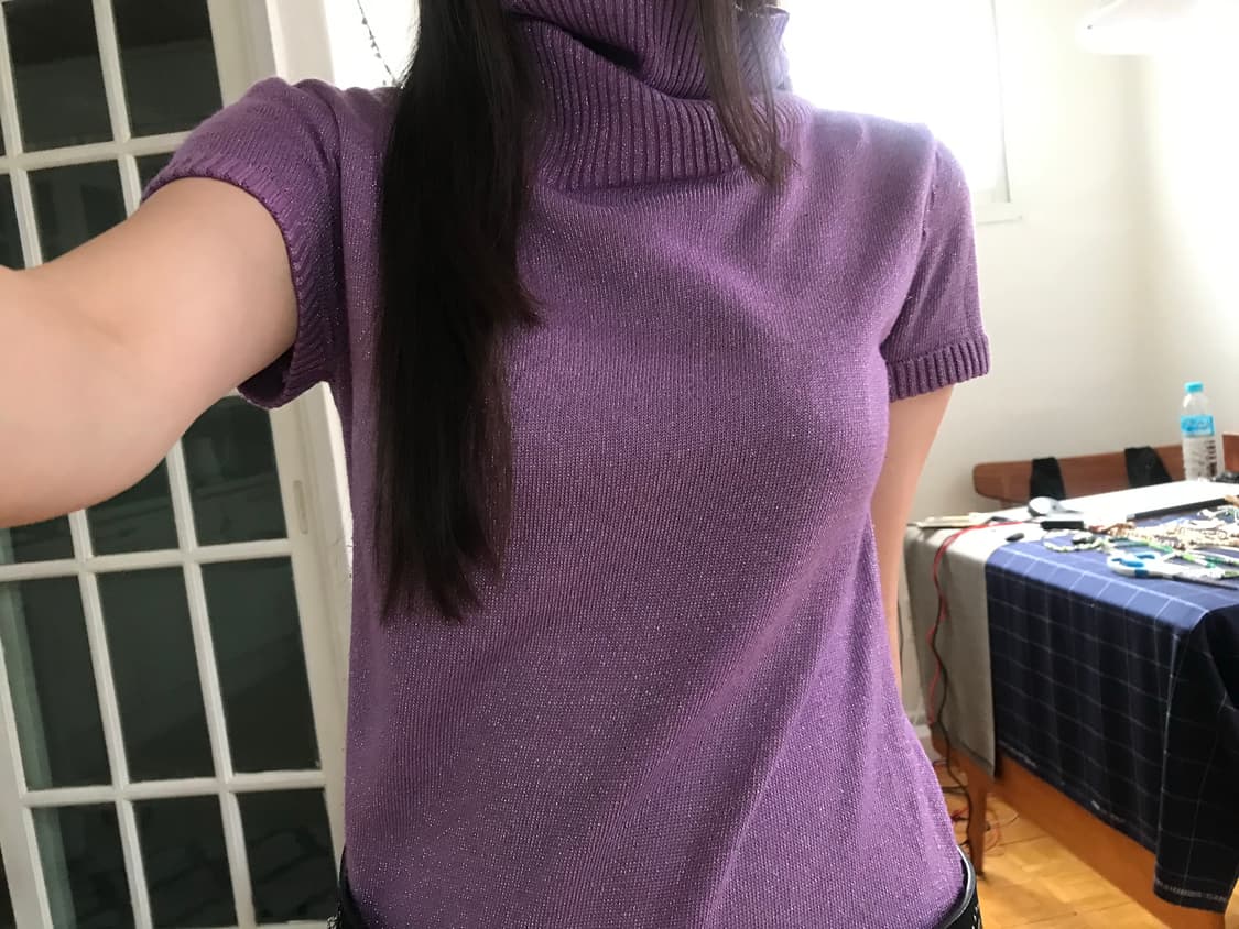 vintage pearl purple knit 상품이미지5