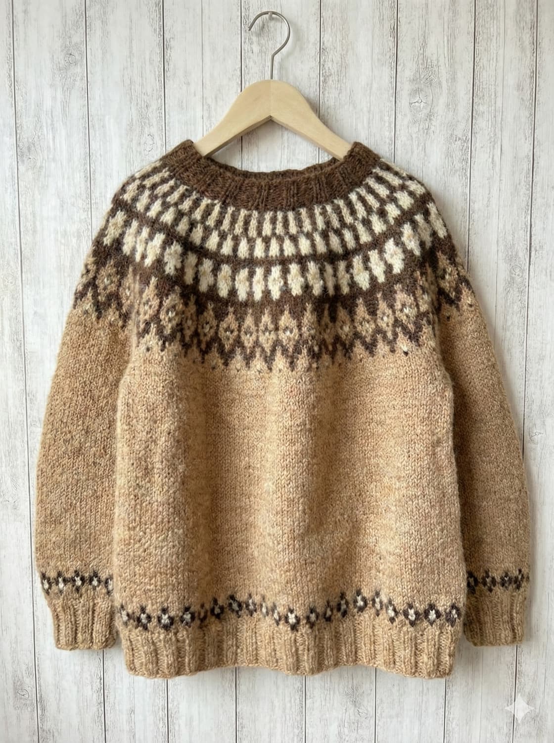 Vintage Nordic Pattern Knit 상품이미지1