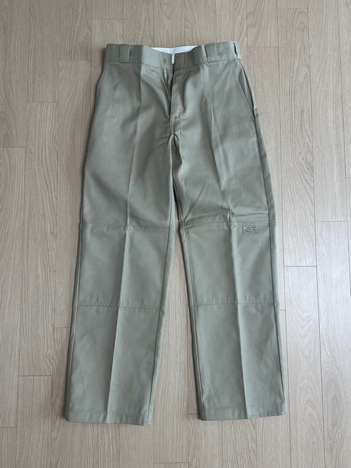 디키즈 더블니 루즈핏 워크팬츠 (카키) 상품이미지1