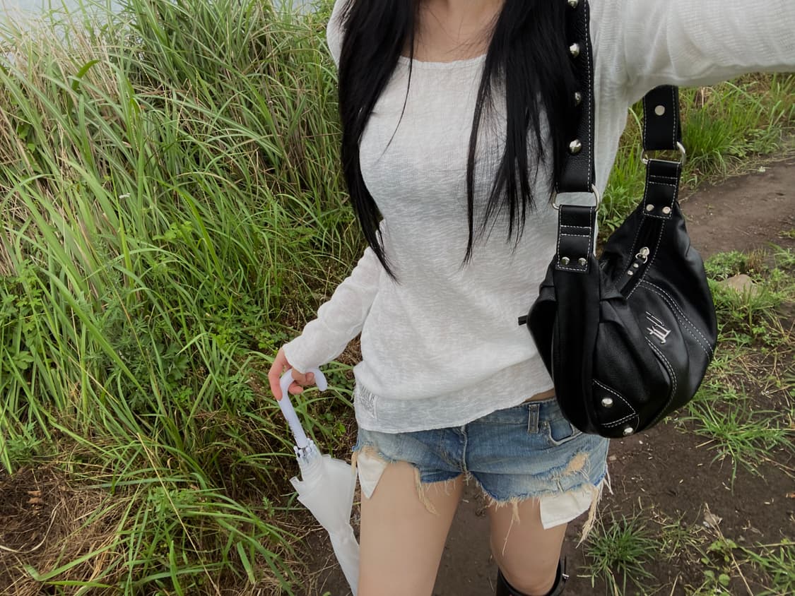 보헤미안서울 딥 넥 롱 슬리브 상품이미지2