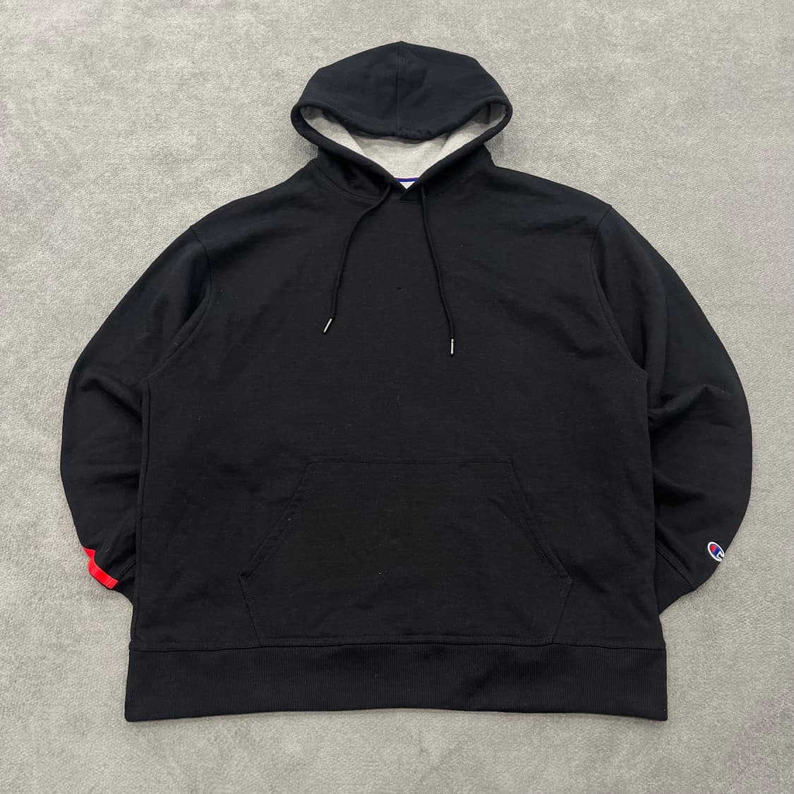 XL 챔피온 블랙 후드티 상품이미지1