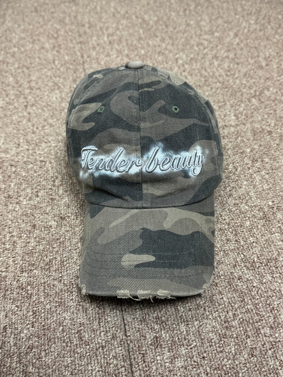 2000아카이브 카모 볼캡 상품이미지1