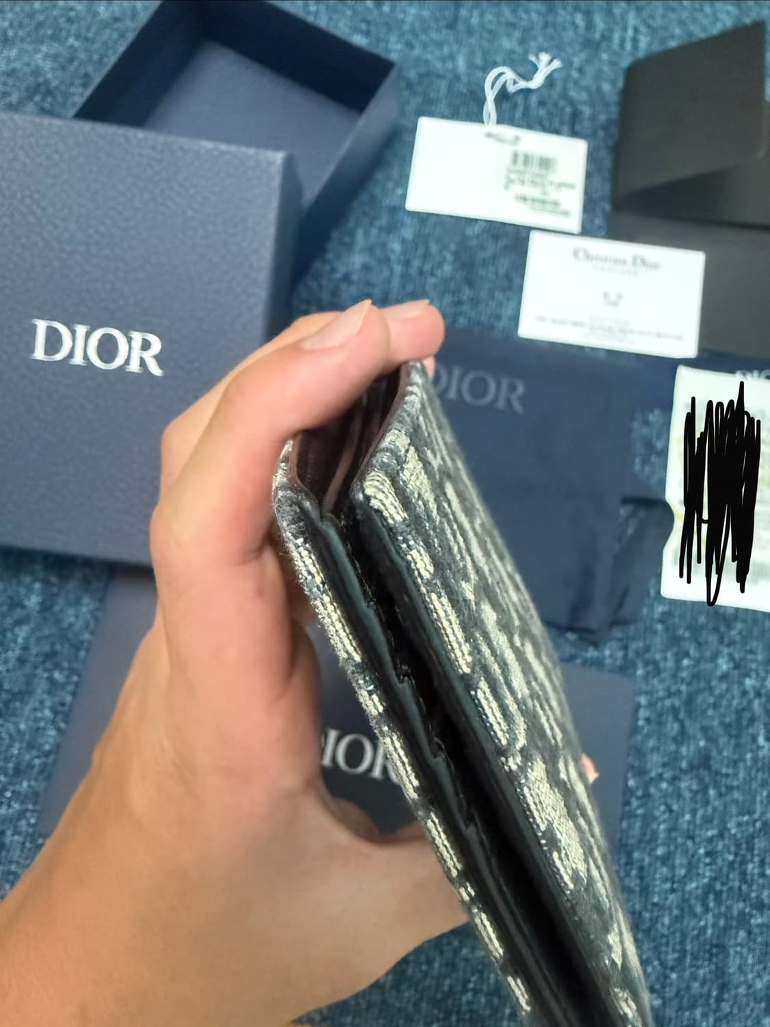 디올 오블리크 반지갑 상품이미지3