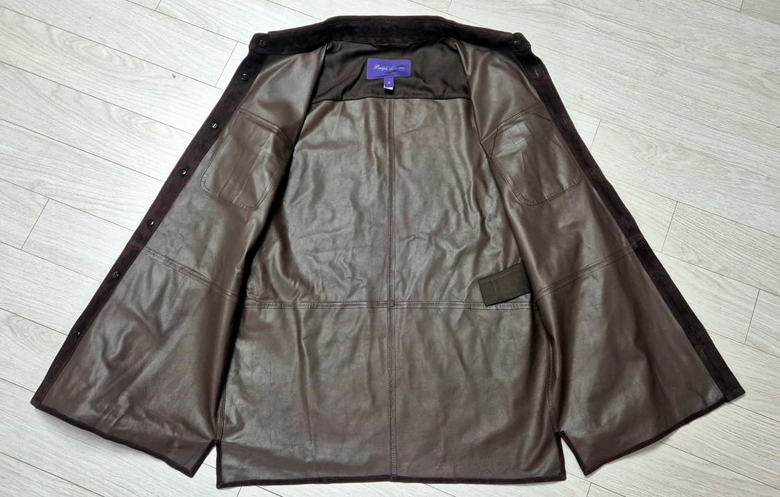 랄프로렌 퍼플라벨 스웨이드 오버 셔츠 상품이미지7