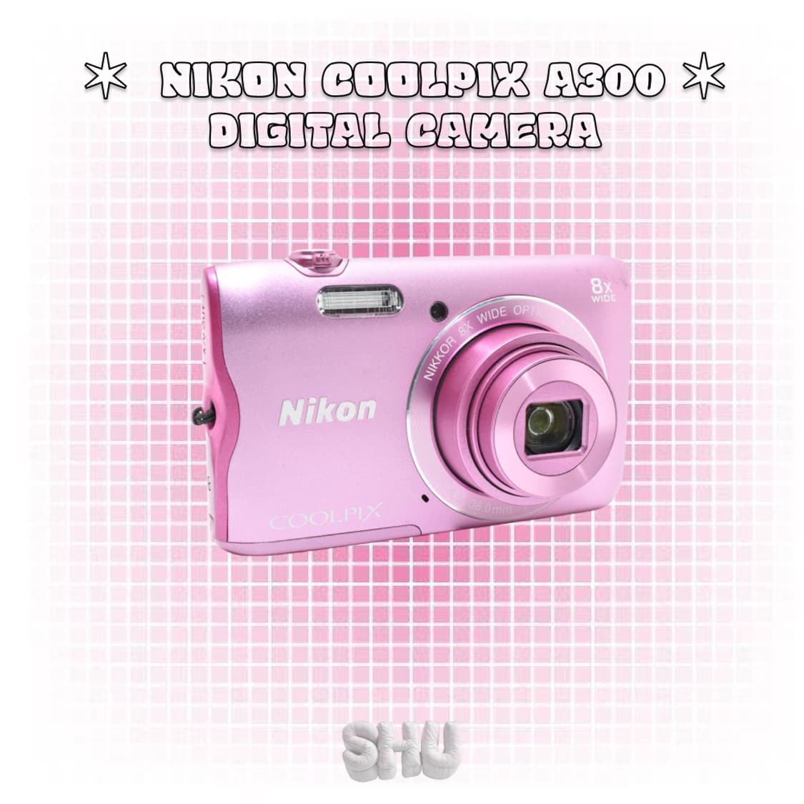 니콘 쿨픽스 A300 빈티지 디카 디지털카메라 핑크 상품이미지4