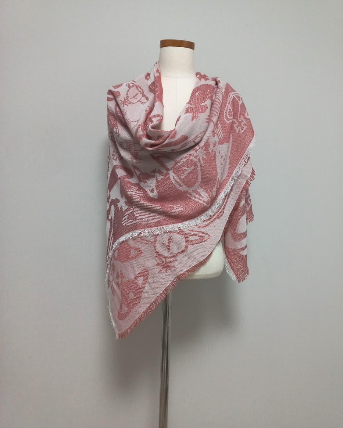 비비안웨스트우드 Orb 패턴 스톨 스카프 숄 머플러 상품이미지3