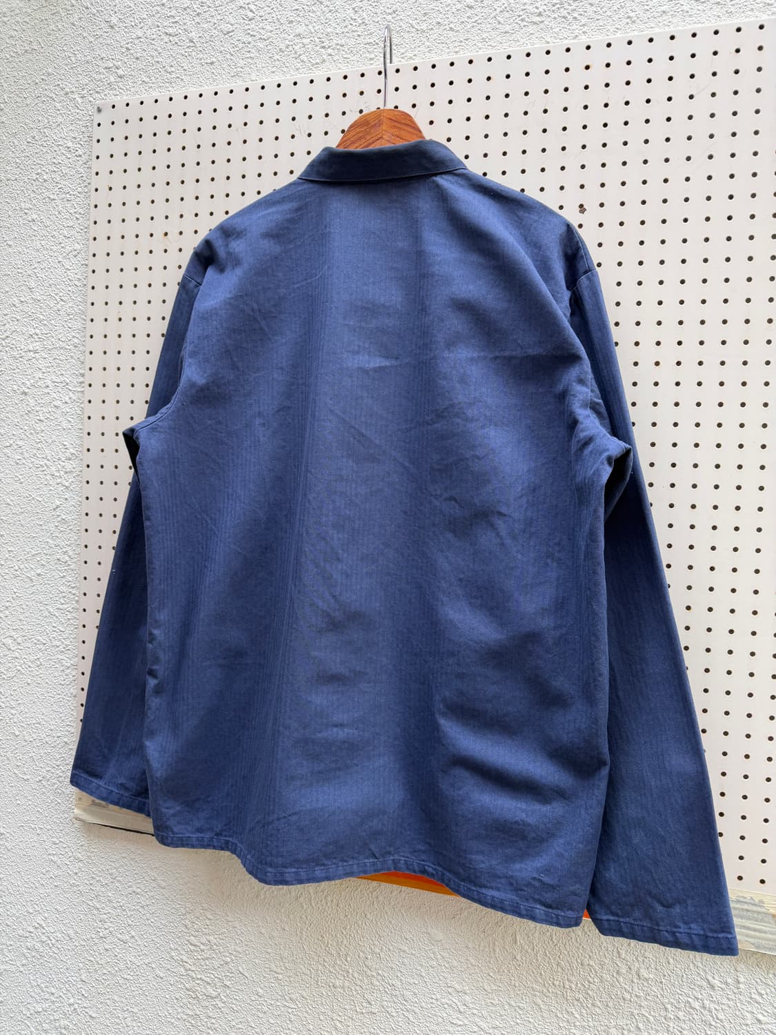 WASHED BLUE OLD VINTAGE HBT 헤링본 프렌치워크자켓 상품이미지8