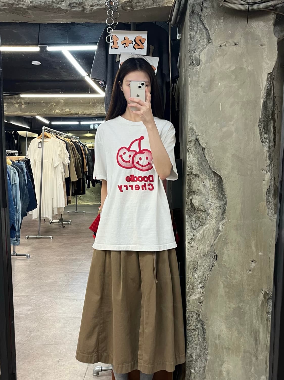 키르시 반팔티 화이트 #csz4134 상품이미지2