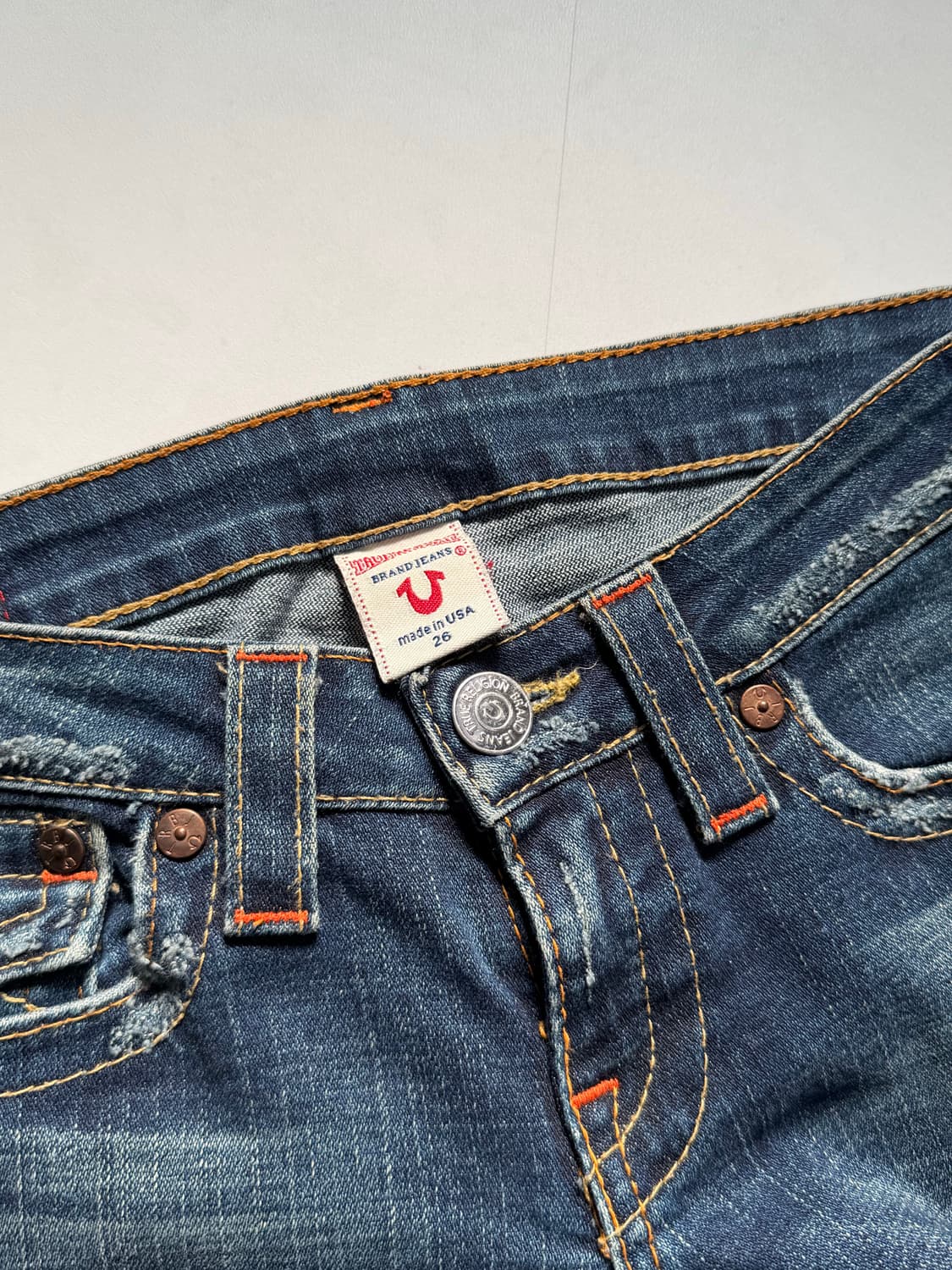 TRUE RELIGION 진청 워싱 부츠컷  상품이미지7